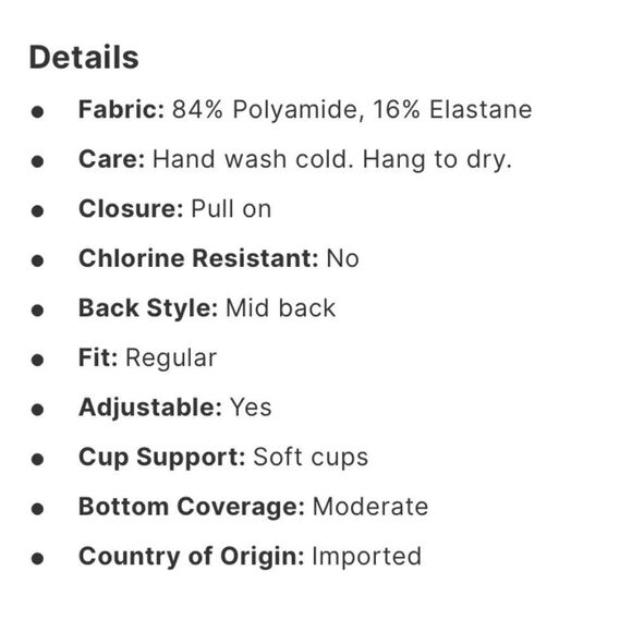 NWT Jantzen Drape Front Swimsuit Sz 20W - Picture 5 of 5